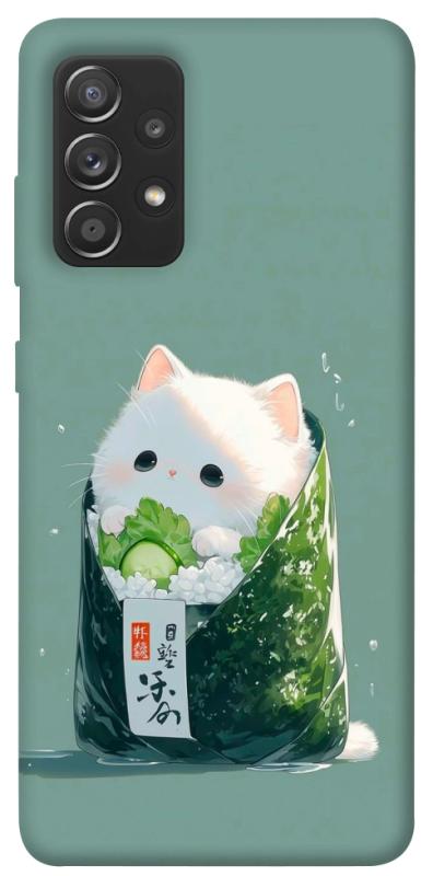 Чехол itsPrint Cat onigiri для Samsung Galaxy A72 4G / A72 5G, еда, купить оптом с доставкой