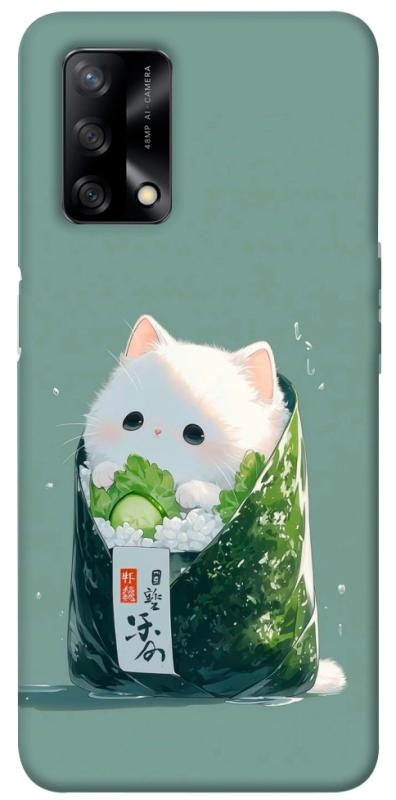 Чехол itsPrint Cat onigiri для Oppo A74 4G, еда, купить оптом с доставкой