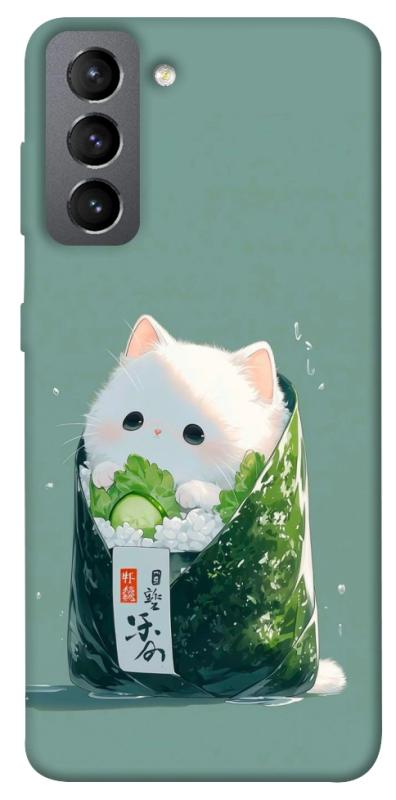 Чехол itsPrint Cat onigiri для Samsung Galaxy S21 FE, еда, купить оптом с доставкой