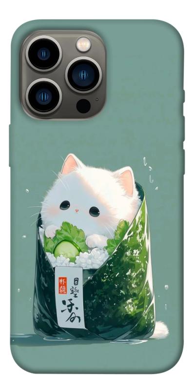 Чехол itsPrint Cat onigiri для Apple iPhone 13 Pro (6.1"), еда, купить оптом с доставкой