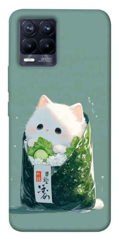 Чохол itsPrint Cat onigiri для Realme 8, їжа, купити оптом з доставкою
