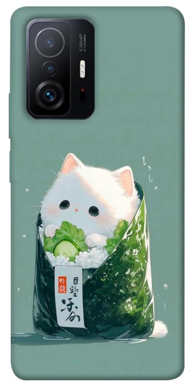 Чехол itsPrint Cat onigiri для Xiaomi 11T / 11T Pro, еда, купить оптом с доставкой