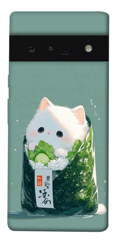 Чехол itsPrint Cat onigiri для Google Pixel 6 Pro, еда, купить оптом с доставкой