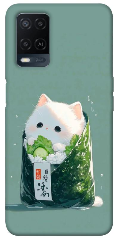 Чехол itsPrint Cat onigiri для Oppo A16s / A16, еда, купить оптом с доставкой