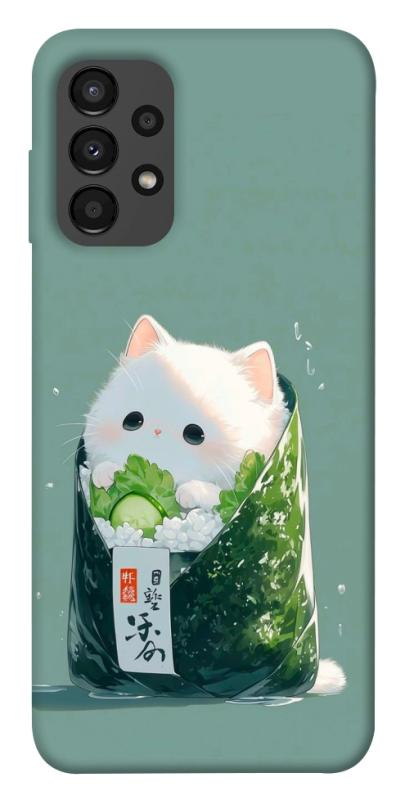 Чехол itsPrint Cat onigiri для Samsung Galaxy A13 4G, еда, купить оптом с доставкой