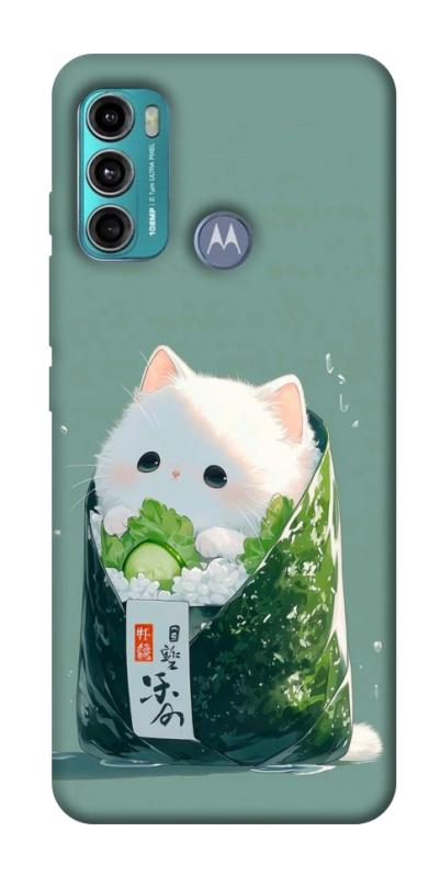 Чохол itsPrint Cat onigiri для Motorola Moto G60, їжа, купити оптом з доставкою