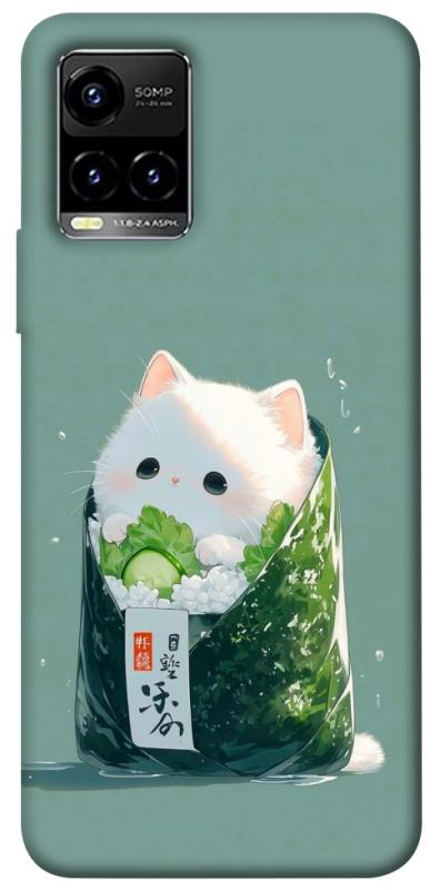 Чехол itsPrint Cat onigiri для Vivo Y21 / Y33s, еда, купить оптом с доставкой