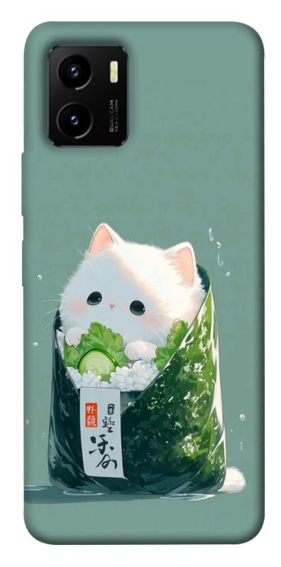 Чехол itsPrint Cat onigiri для Vivo Y15s, еда, купить оптом с доставкой