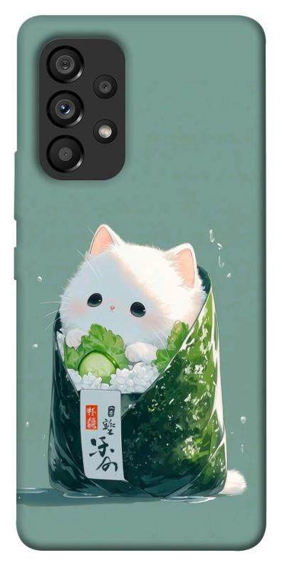 Чехол itsPrint Cat onigiri для Samsung Galaxy A53 5G, еда, купить оптом с доставкой