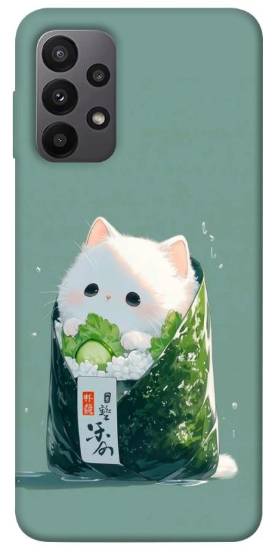 Чехол itsPrint Cat onigiri для Samsung Galaxy A23 4G, еда, купить оптом с доставкой