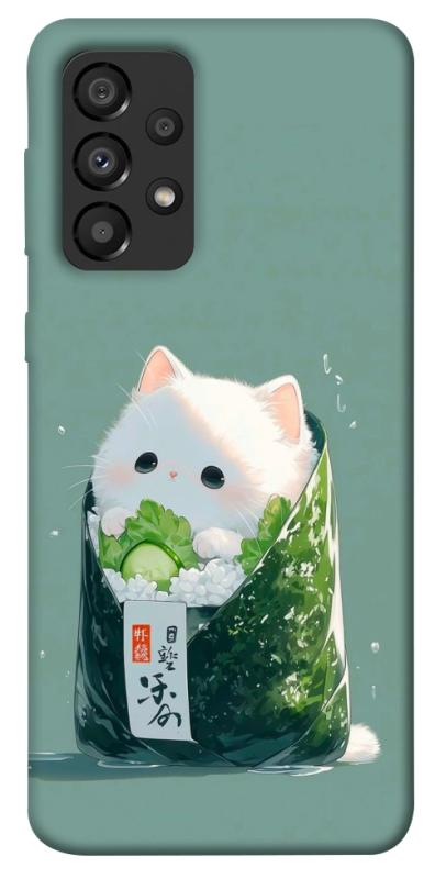 Чехол itsPrint Cat onigiri для Samsung Galaxy A33 5G, еда, купить оптом с доставкой