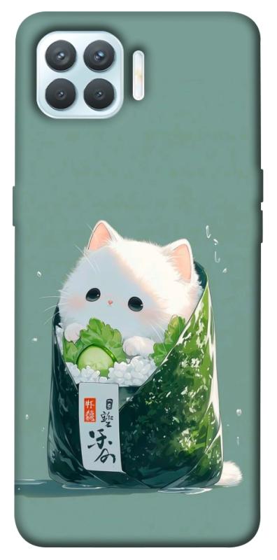 Чохол itsPrint Cat onigiri для Oppo F17 Pro, їжа, купити оптом з доставкою
