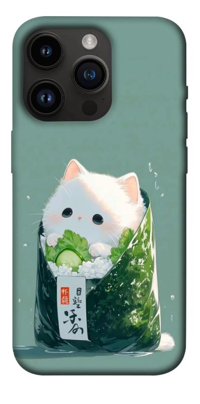 Чехол itsPrint Cat onigiri для Apple iPhone 14 Pro (6.1"), еда, купить оптом с доставкой