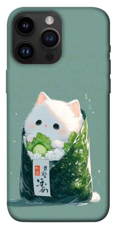 Чехол itsPrint Cat onigiri для Apple iPhone 14 Pro Max (6.7"), еда, купить оптом с доставкой