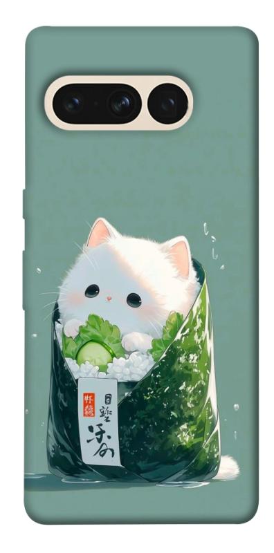 Чехол itsPrint Cat onigiri для Google Pixel 7 Pro, еда, купить оптом с доставкой