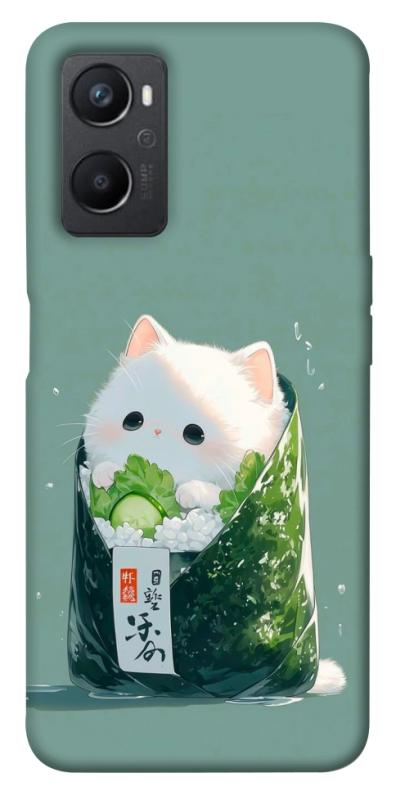 Чехол itsPrint Cat onigiri для Oppo A96, еда, купить оптом с доставкой