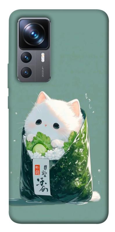 Чехол itsPrint Cat onigiri для Xiaomi 12T / 12T Pro, еда, купить оптом с доставкой