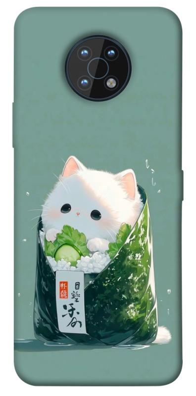 Чехол itsPrint Cat onigiri для Nokia G50, еда, купить оптом с доставкой