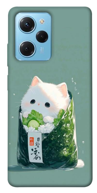 Чохол itsPrint Cat onigiri для Xiaomi Poco X5 Pro 5G, їжа, купити оптом з доставкою