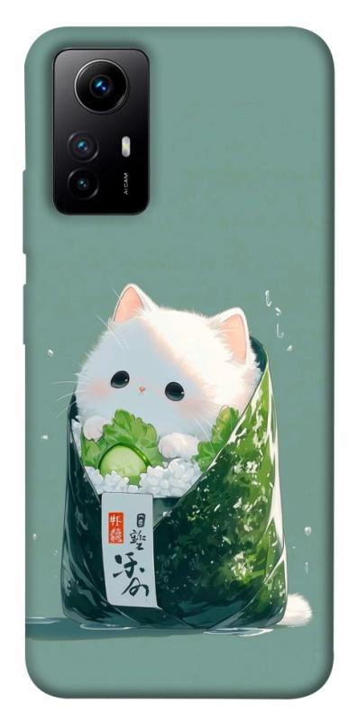Чехол itsPrint Cat onigiri для Xiaomi Redmi Note 12S, еда, купить оптом с доставкой