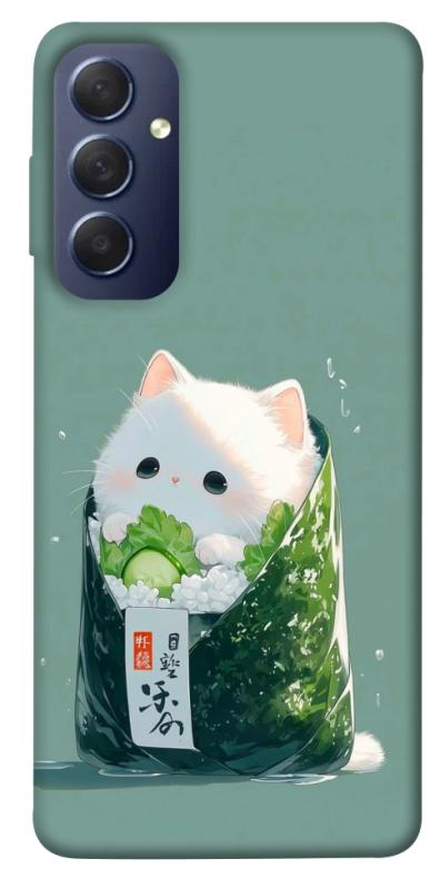 Чехол itsPrint Cat onigiri для Samsung Galaxy M54 5G, еда, купить оптом с доставкой