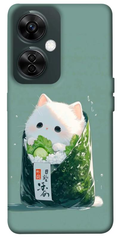 Чехол itsPrint Cat onigiri для OnePlus Nord CE 3 Lite, еда, купить оптом с доставкой