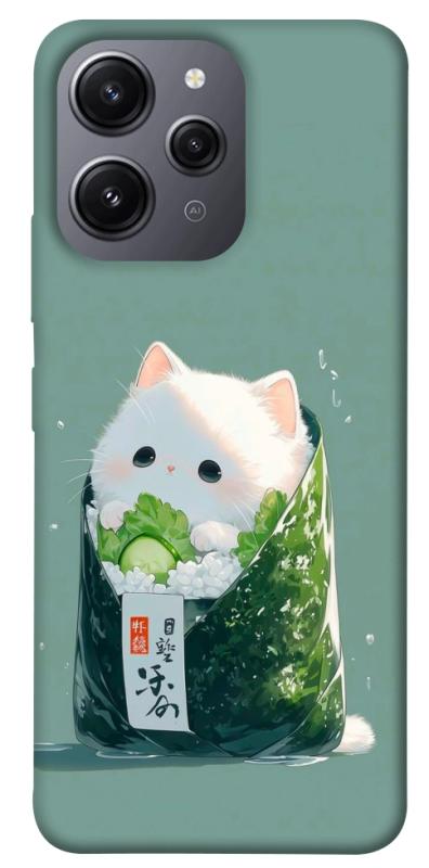 Чехол itsPrint Cat onigiri для Xiaomi Redmi 12, еда, купить оптом с доставкой