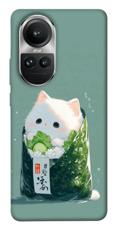 Чохол itsPrint Cat onigiri для Oppo Reno 10, їжа, купити оптом з доставкою