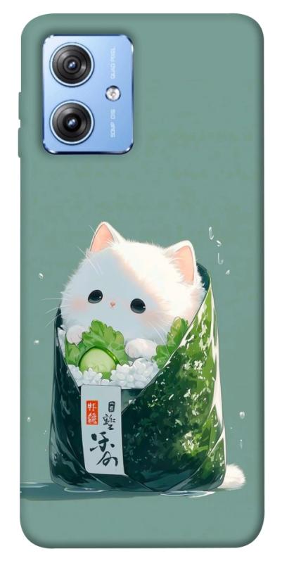Чохол itsPrint Cat onigiri для Motorola Moto G84, їжа, купити оптом з доставкою