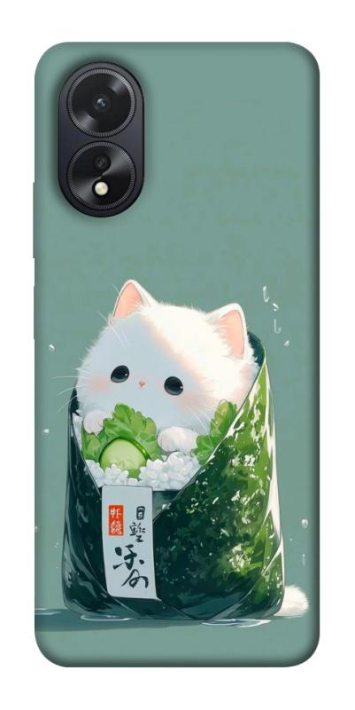 Чехол itsPrint Cat onigiri для Oppo A38, еда, купить оптом с доставкой