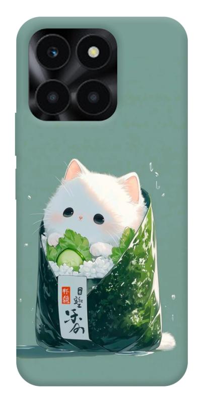 Чехол itsPrint Cat onigiri для Huawei Honor X6a, еда, купить оптом с доставкой