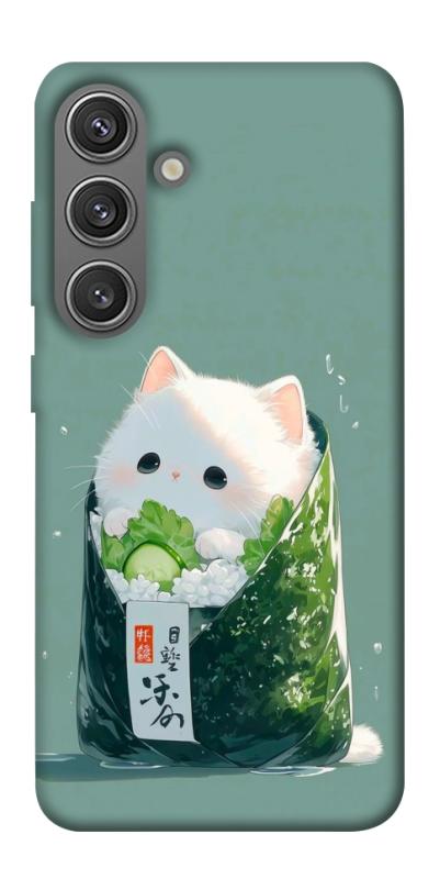Чехол itsPrint Cat onigiri для Samsung Galaxy S24, еда, купить оптом с доставкой