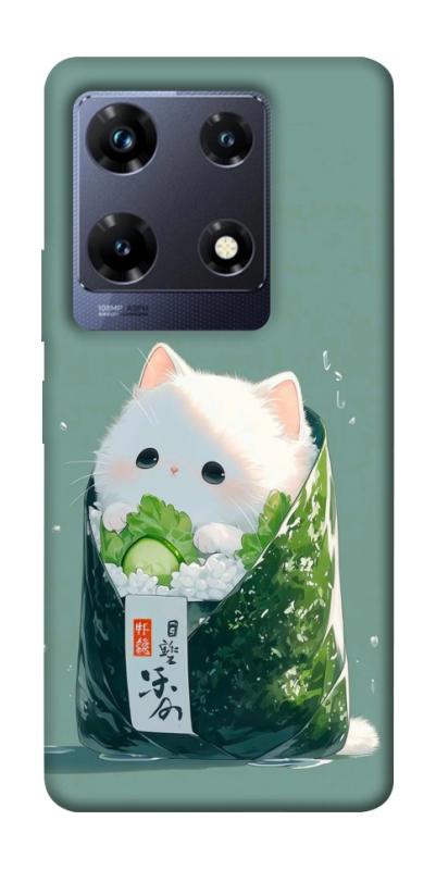 Чехол itsPrint Cat onigiri для Infinix Note 30 Pro, еда, купить оптом с доставкой
