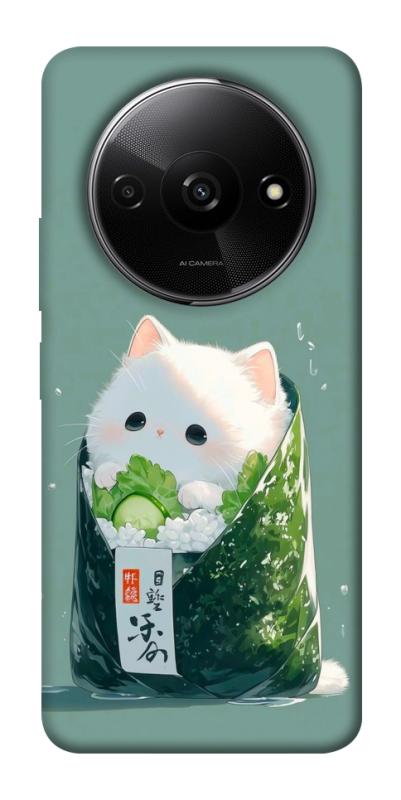 Чехол itsPrint Cat onigiri для Xiaomi Redmi A3, еда, купить оптом с доставкой