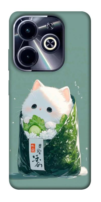 Чехол itsPrint Cat onigiri для Infinix Hot 40i, еда, купить оптом с доставкой