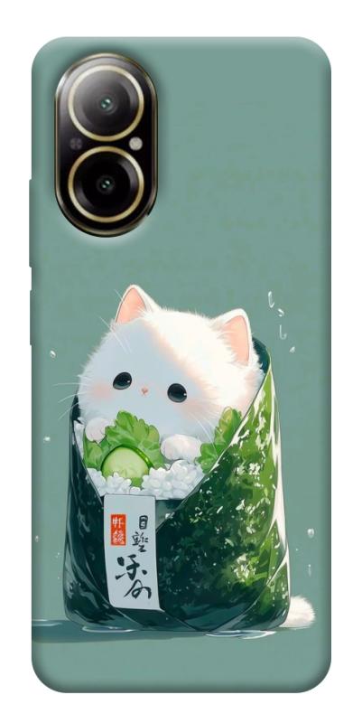 Чехол itsPrint Cat onigiri для Realme C67 4G, еда, купить оптом с доставкой