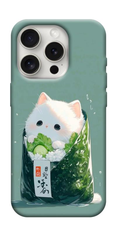 Чехол itsPrint Cat onigiri для Apple iPhone 16 Pro Max (6.9"), еда, купить оптом с доставкой