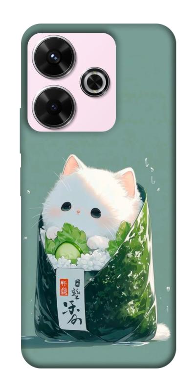 Чохол itsPrint Cat onigiri для Xiaomi Redmi 13 4G / Poco M6 4G, їжа, купити оптом з доставкою