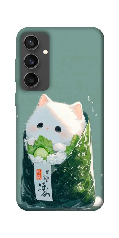 Чехол itsPrint Cat onigiri для Samsung Galaxy S24 FE, еда, купить оптом с доставкой