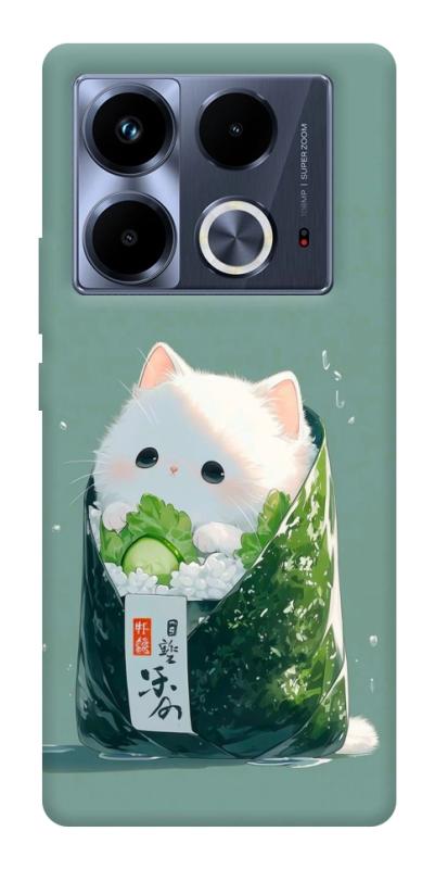 Чехол itsPrint Cat onigiri для Infinix Note 40 4G, еда, купить оптом с доставкой