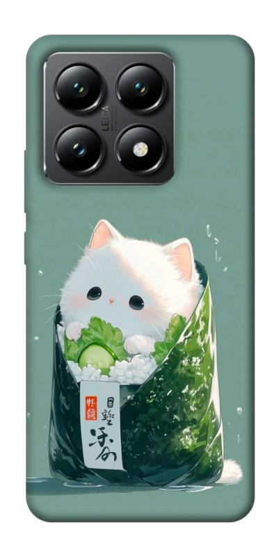 Чехол itsPrint Cat onigiri для Xiaomi 14T, еда, купить оптом с доставкой