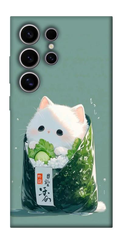 Чехол itsPrint Cat onigiri для Samsung Galaxy S25 Ultra, еда, купить оптом с доставкой