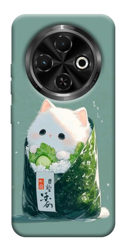 Чохол itsPrint Cat onigiri для TECNO Spark 30C, їжа, купити оптом з доставкою