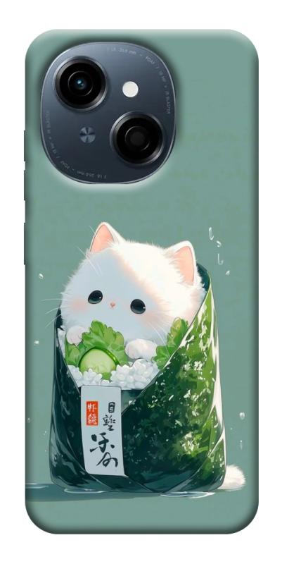 Чехол itsPrint Cat onigiri для TECNO Spark Go 1, еда, купить оптом с доставкой