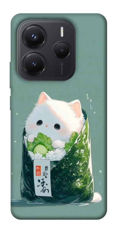 Чехол itsPrint Cat onigiri для Xiaomi Redmi Note 14 5G, еда, купить оптом с доставкой