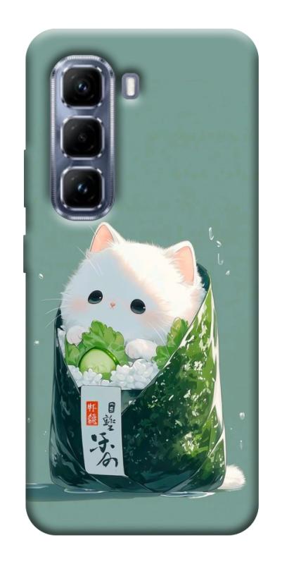 Чохол itsPrint Cat onigiri для Infinix Hot 50 Pro, їжа, купити оптом з доставкою