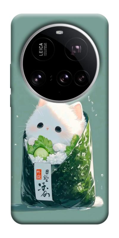 Чехол itsPrint Cat onigiri для Xiaomi 15 Ultra, еда, купить оптом с доставкой