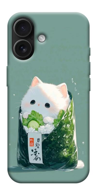 Чохол itsPrint Cat onigiri для Apple iPhone 17 (6.3"), їжа, купити оптом з доставкою