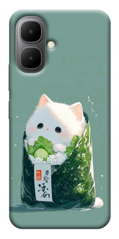 Чехол itsPrint Cat onigiri для Infinix Smart 10, еда, купить оптом с доставкой