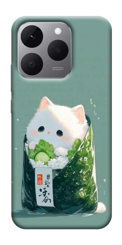 Чехол itsPrint Cat onigiri для Realme 15T, еда, купить оптом с доставкой